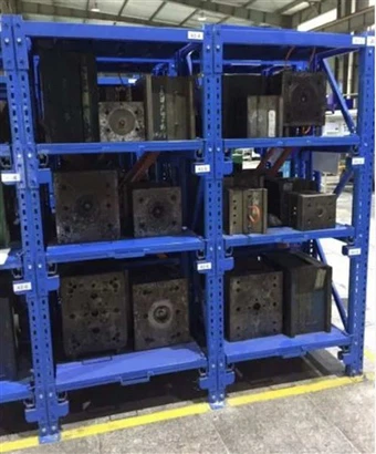 Regały z szufladami o dużej wytrzymałości, wykonane z metalu