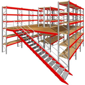 System regałów magazynowych i antresoli